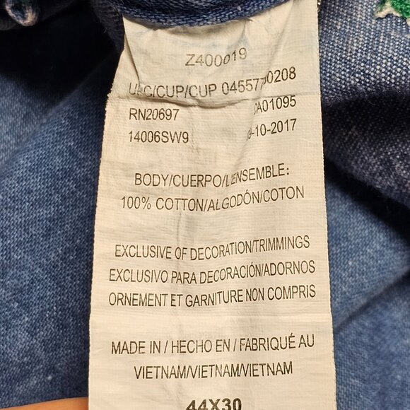 Denim Bib Jeans Overalls Carpenter LIBERTY Cotton Mens Dungaree Farmer 33 X 30 - Picture 10 of 16